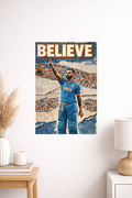 Virat Kohli Believe Poster | Inkzy