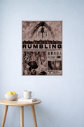 Rumbling Devastation Poster | AOT Dark Manga War Aesthetic | Inkzy