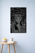 Monster Johan Chaos Mind Poster | Dark Psychological Anime Scene | Inkzy