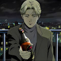 Monster Johan Wine Scene Poster | Dark Aesthetic Anime Art | Inkzy
